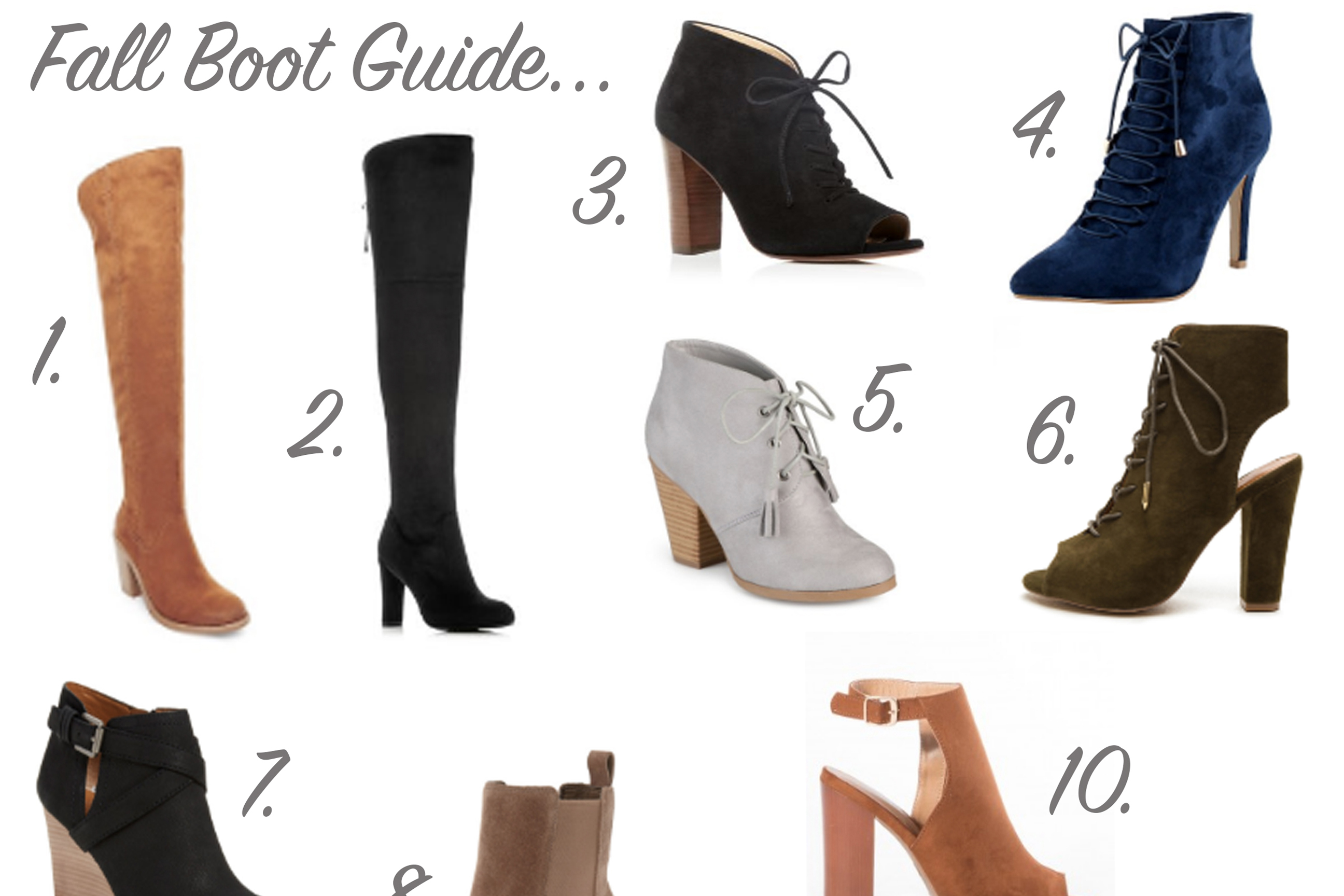 Fall 2016 Boot Guide - OTK Boots + Ankle Boots | Missy On Madison